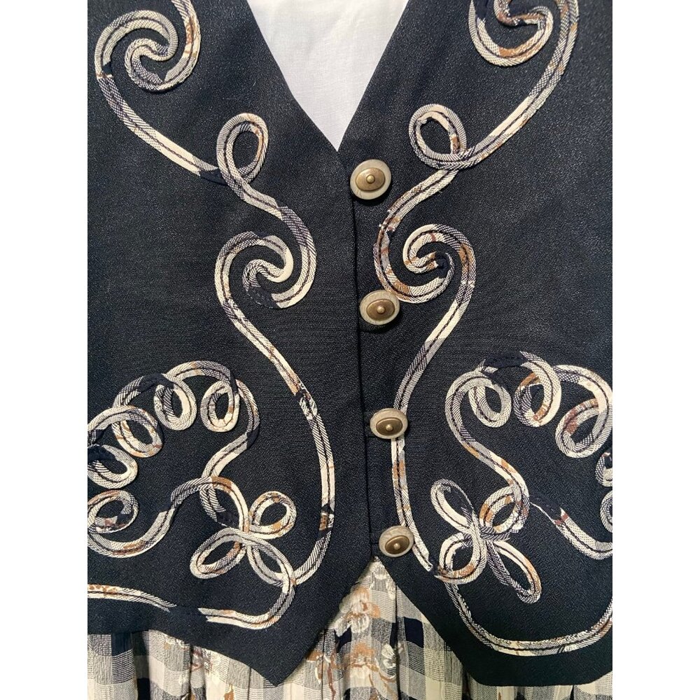 NWT Just in Thyme Women's‎ 90s Y2K Dress with Vest and Tie Dress Size 8 - Picture 7 of 11